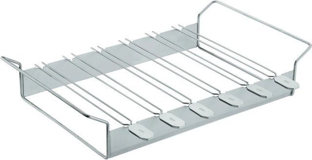 Rösle Grillspieß-Set mit Halterung, 6-teilig, Silber - Bild 1