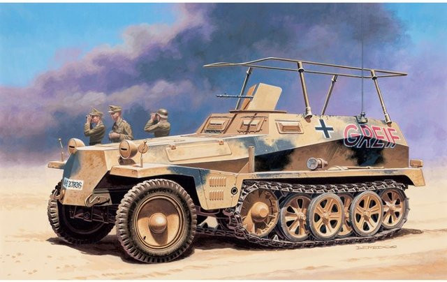 Italeri Sd. Kfz 250/3, Fahrzeug, 1:72, Braun - Bild 1