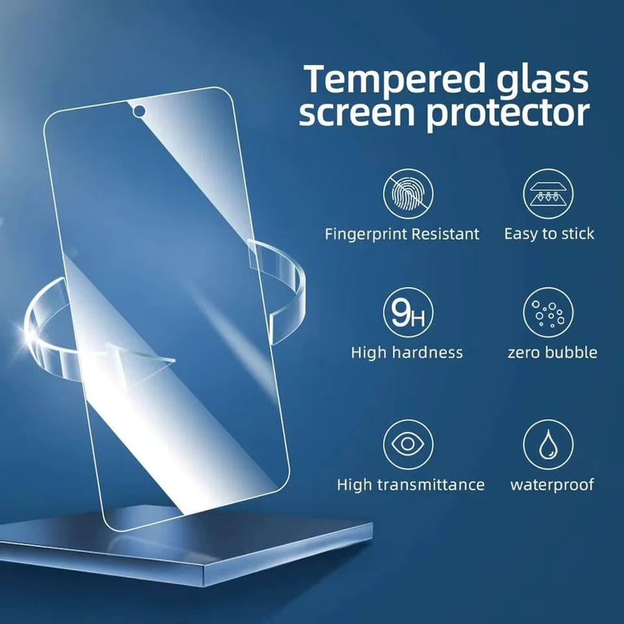 3er-Set Displayschutzfolie aus gehärtetem Glas für Samsung Galaxy S26 S25 Ultra und weitere Modelle, transparent - Bild 2