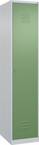 C+P Spind Classic PLUS Spind mit 1 Abteil und Zylinderschloss in Lichtgrau und Resedagrün, H: 185 cm, B: 40 cm, T: 50 cm - Bild 1