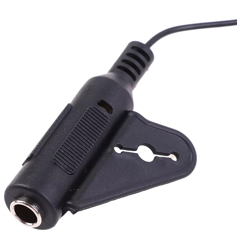 Professioneller Piezo Wandler Kontakt Mikrofon Pickup aus Kupfer für Akustikgitarre, Violine und Banjo mit 3,5 mm Klinkenanschluss in Rot - Bild 4