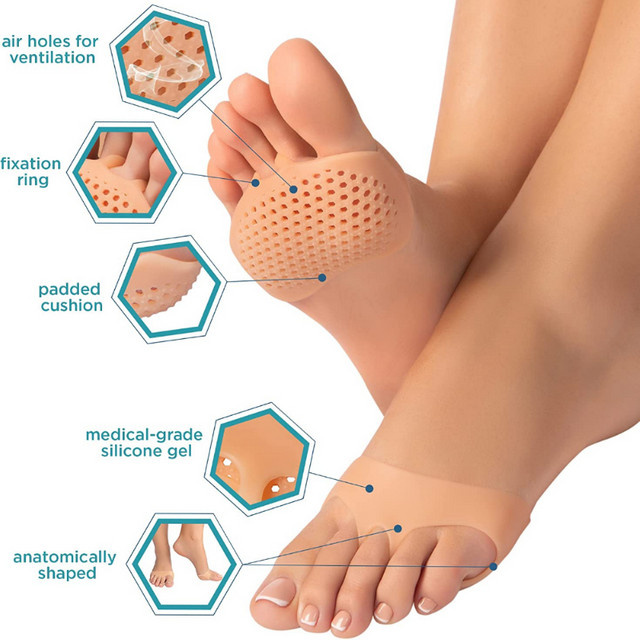 CNKESS Zehenspreizer Bunion Protector, Gel, für Füße - Bild 1