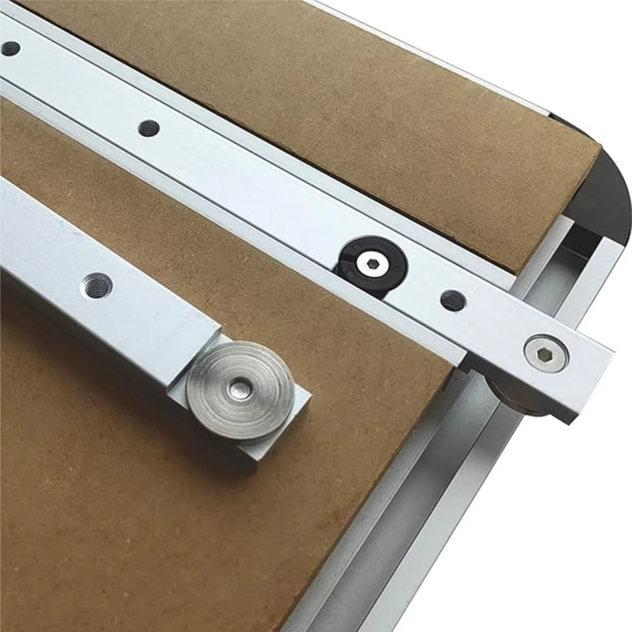 FNICEL T-Schienen Set aus Aluminiumlegierung für Tischkreissäge und Werkbank, silbern - Bild 4