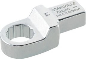 Stahlwille Ring-Einsteckwerkzeug SW 21 mm in Silber mit Werkzeugaufnahme 14 x 18 mm - Bild 1