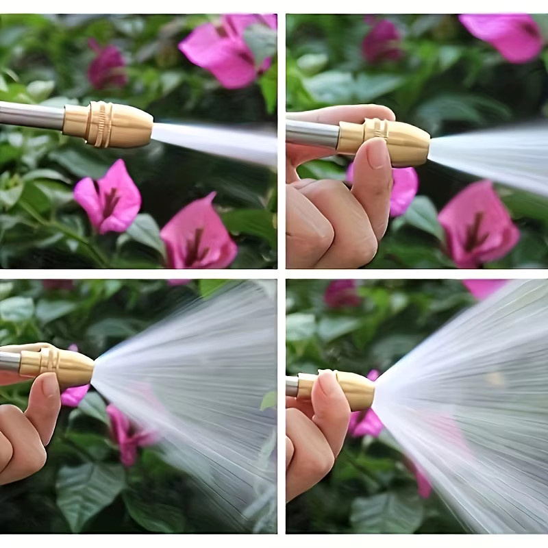 Hochwertiger Gartenschlauch als einziehbares Bewässerungsrohr mit Hochdruck-Wasserpistole für die Garten- und Autowäsche - Bild 4