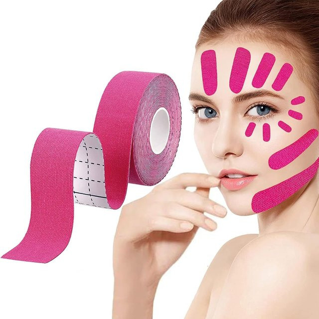JWWMMJ 3-Rollen-Anti-Falten-Klebeband, Gesicht und Hals, Unisex - Bild 1