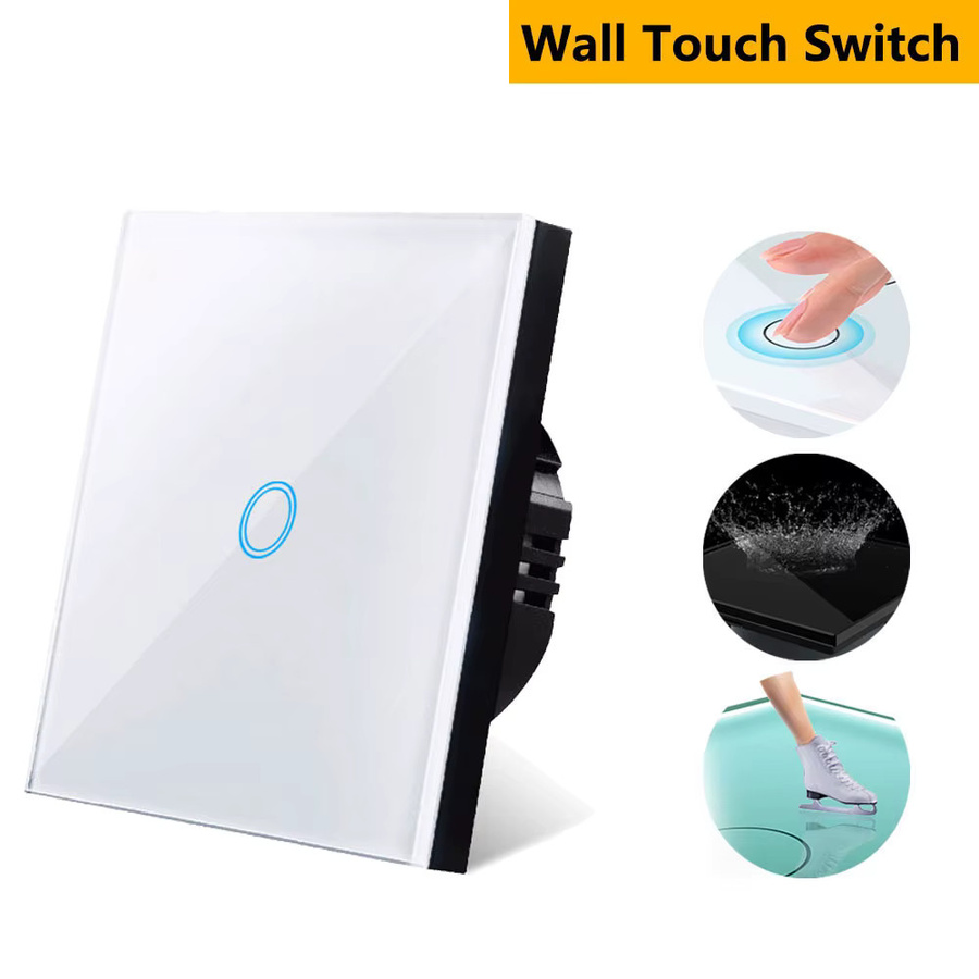 Szaoju LED Wandleuchte mit Touch-Schalter und Bewegungssensor aus Kristallglas in Weiß oder Transparent - Bild 6