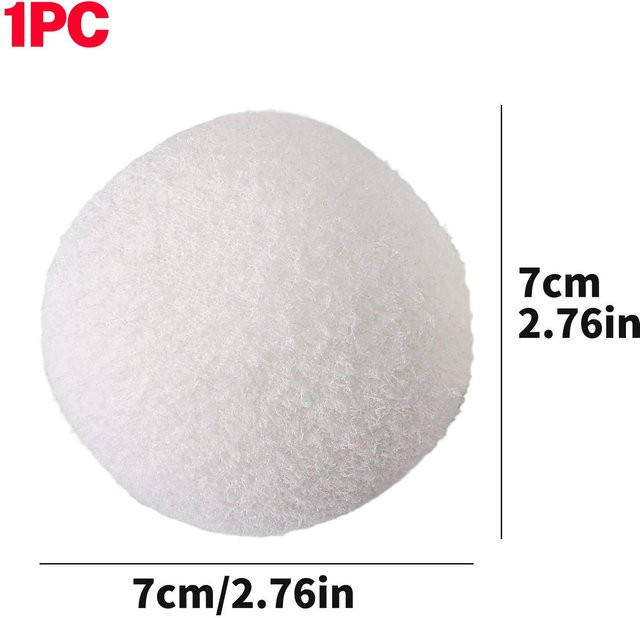 Binchi Outdoor Product Wiederverwendbarer schwimmender Schaumstoffball zur Ölabsorption für Pools und Schwimmbäder, Weiß - Bild 1