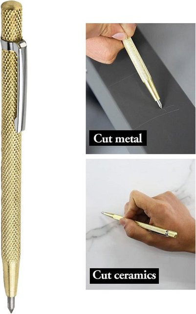 Vibratite Hartmetall Keramik-Fliesenschneider Stift in Gold für Metall und Stein - Bild 1