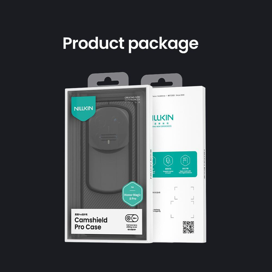 NILLKIN CamShield Pro Handyhülle mit Kameraschutz für Honor Magic 8 Pro in Schwarz - Bild 3