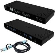i-tec Universal Dual 4K Dockingstation mit Power Delivery 85W, USB-C, USB4, Thunderbolt 3/4, 2x HDMI, 2x DisplayPort und 1GbE, Schwarz - Bild 2