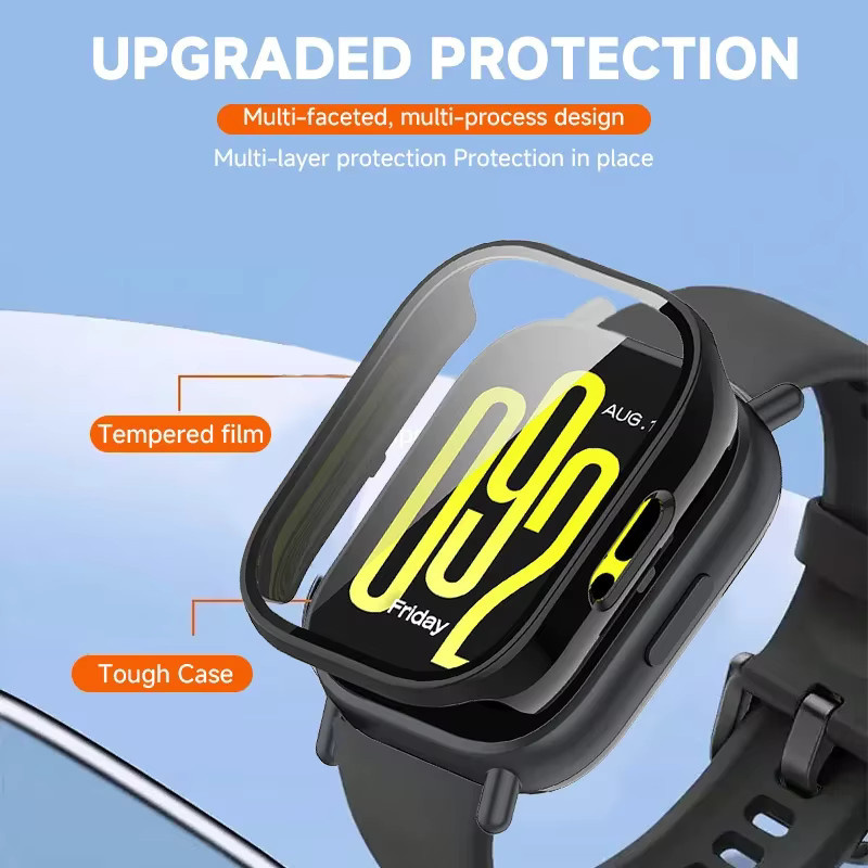 CAOWTAN Schutzhülle für Xiaomi Redmi Watch 5 Lite, Silikon, Weiß, Unisex - Bild 2