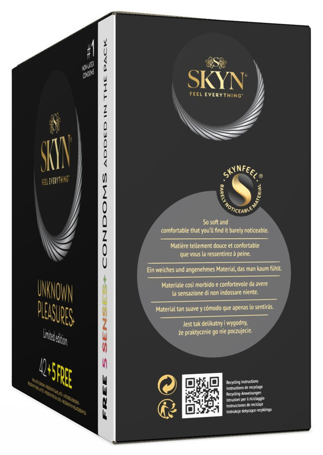 SKYN Kondom-Mix Unknown Pleasures, latexfrei, Unisex - Bild 3