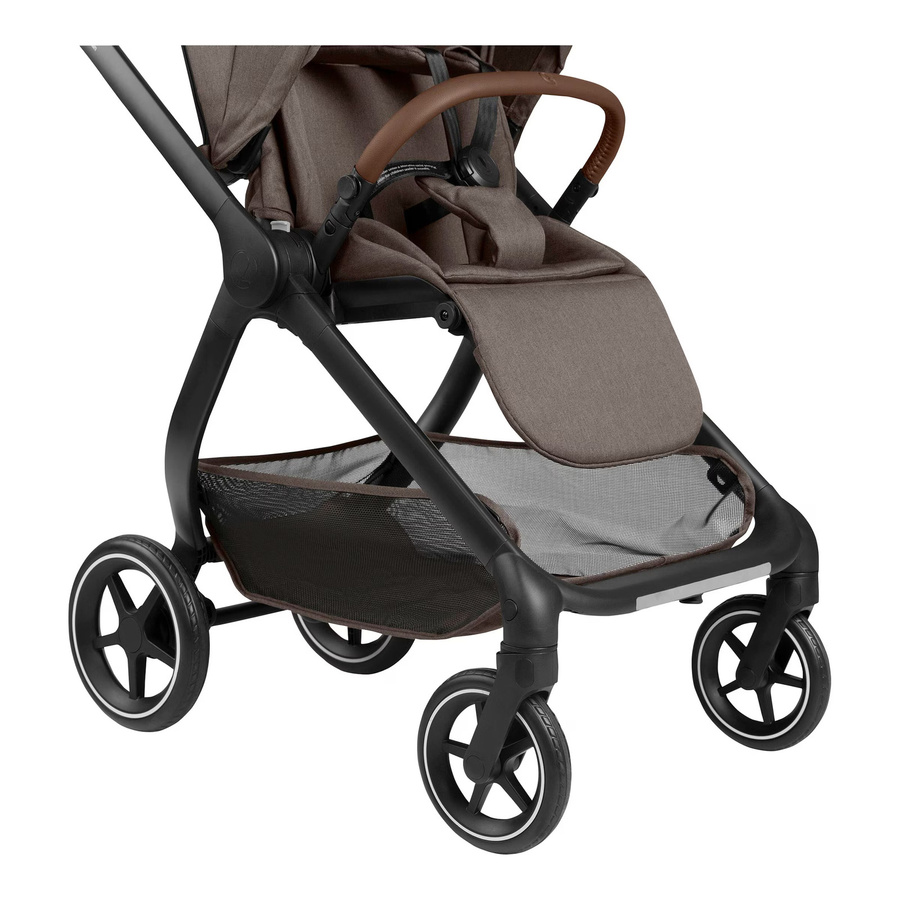 ABC Design City Life Kombi-Kinderwagen in Braun mit Federung und Schwenkrädern - Bild 2