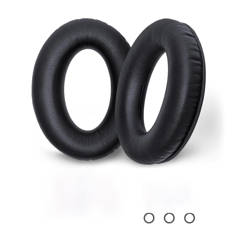 Ersatz-Ohrpolster Set für Bose A20 Aviation Headset in Schwarz inklusive 3 Mikrofonabdeckungen und Schaumstofffiltern - Bild 1