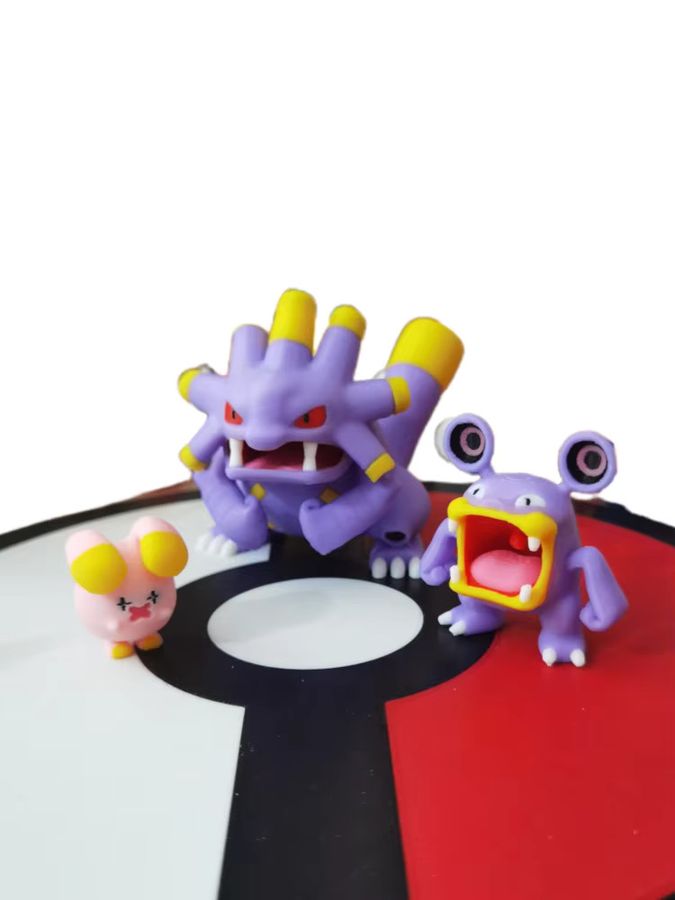 Bandai Pokemon Anime Figuren Set Whismur Loudred Exploud 3D-Druck Modell für die Desktop-Dekoration im Maßstab 1:20 - Bild 4