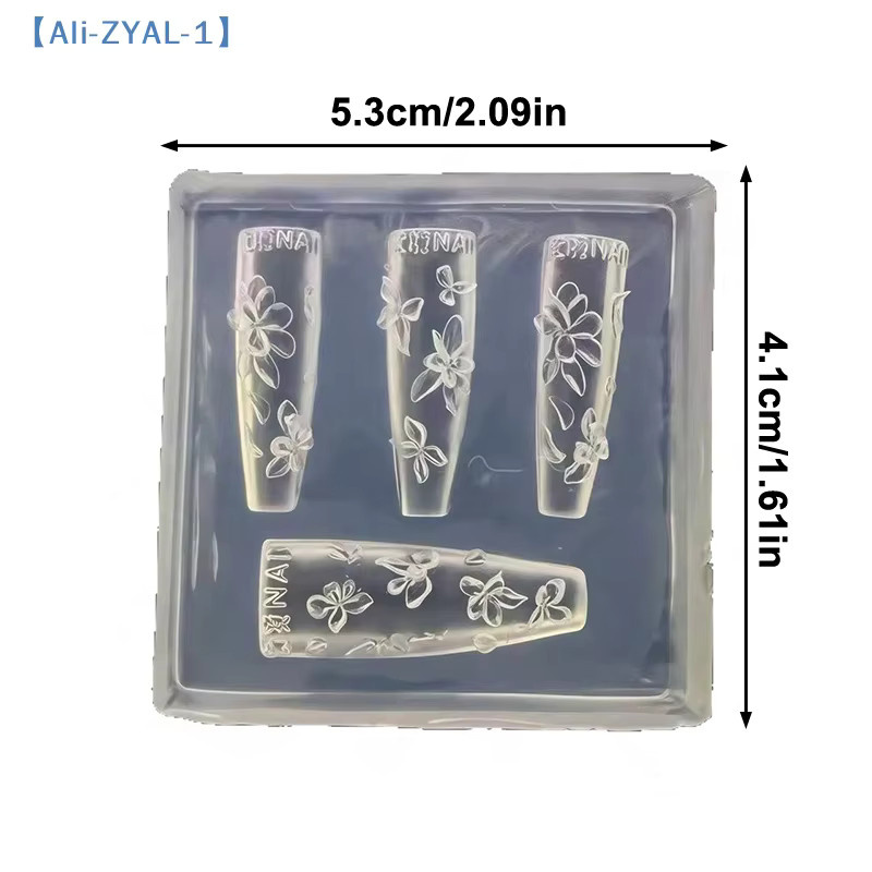 JETTING Silikon-Nagelform 3D-Blumen für Nageldesign, Unisex - Bild 4