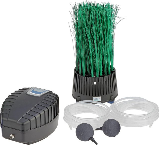 Oase OxyTex Set 500 Teichbelüfter mit Belüftungspumpe in Grün - Bild 1