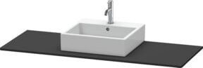 Duravit Konsole XSquare in Graphit Matt B/T/H: 140 x 55 x 1,6 cm - Bild 1