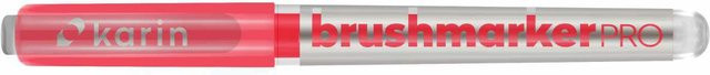 karin Brushmarker PRO Brushmarker in Fire Red 092 mit Nylonspitze für Profis - Bild 1