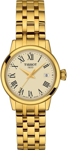 Tissot Damenuhr Classic Dream, Quarz, Edelstahl, Gold, 28 mm, 5 ATM - Bild 1