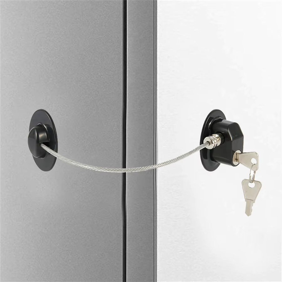 Limit Lock Kindersicherung für Kühlschrank und Schränke in Schwarz mit doppelseitigem Klebeband - Bild 3