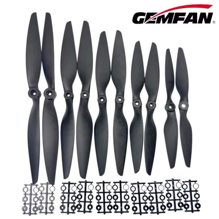 Gemfan Propeller, 1 Paar, Kohlefaser-Nylon, Schwarz - Bild 5