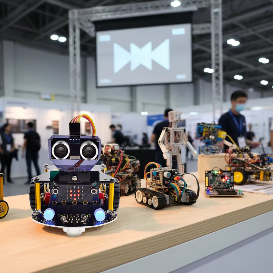 Keyestudio BBC Micro:bit V2 STEM Roboter-Auto, programmierbares DIY-Elektronik-Kit - Bild 2