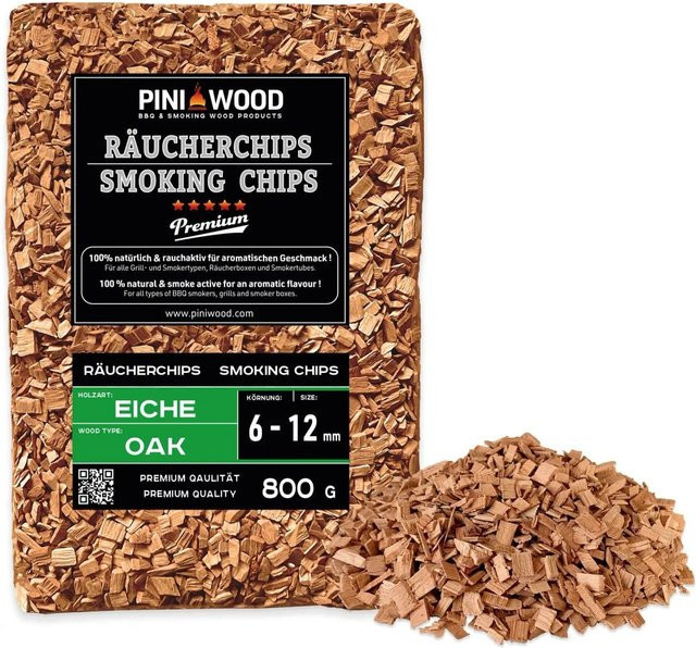 PINI Räucherchips Eiche 800 g - Bild 1