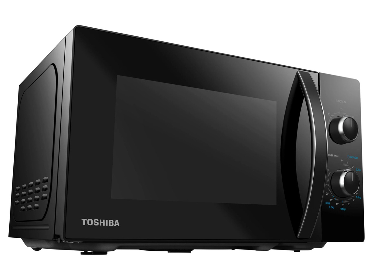 Toshiba Standmikrowelle MWP-MM20P(BK) Solo in Schwarz mit Timer und 700 Watt Leistung, B: 48,3 cm, H: 25,8 cm, T: 35,9 cm - Bild 3