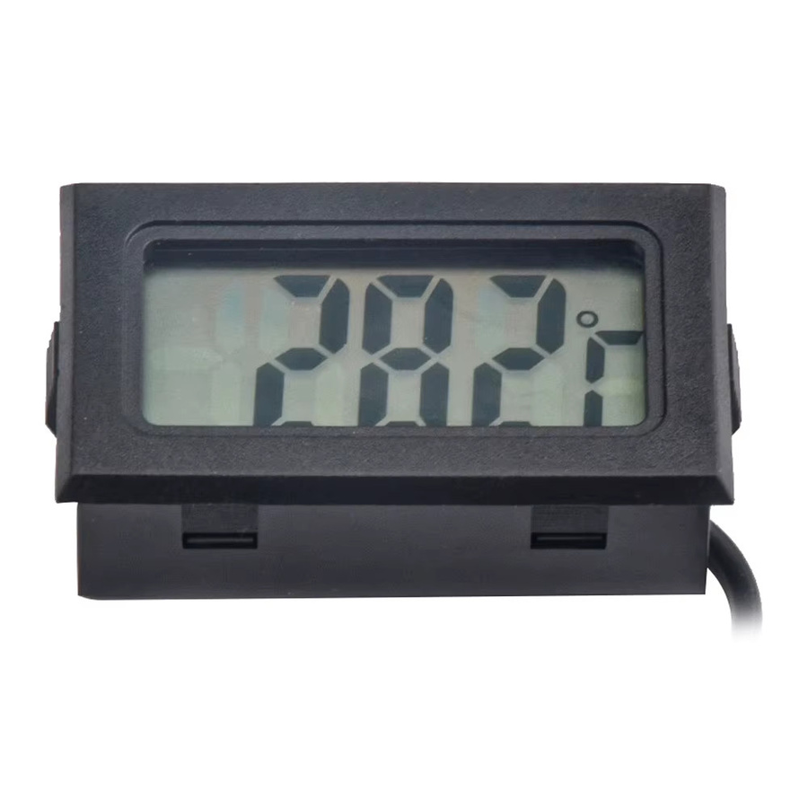 diymore FY-10 LCD Digital Thermometer Schwarz für Aquarium, Auto und Wasser - Bild 2