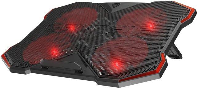 Genesis Oxid 260 Laptop-Kühlpad für 15,6 bis 17,3 Zoll in Schwarz/Rot - Bild 1