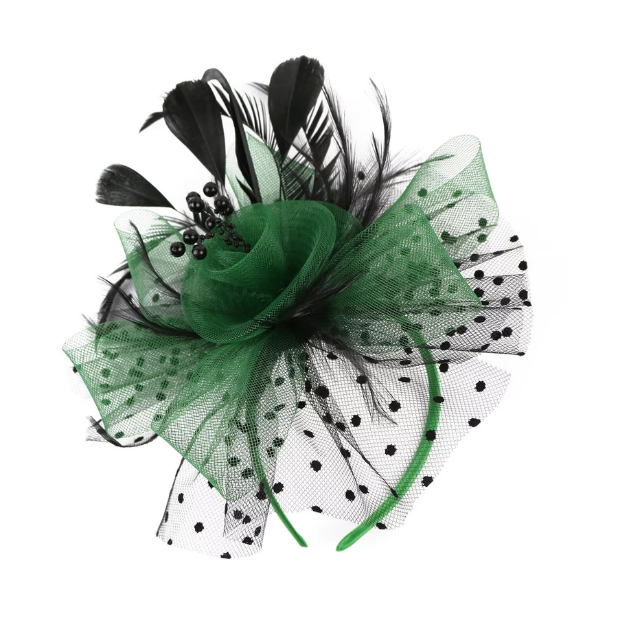 Haarschmuck Blume Mesh, Fascinator, Haarspange - Bild 2