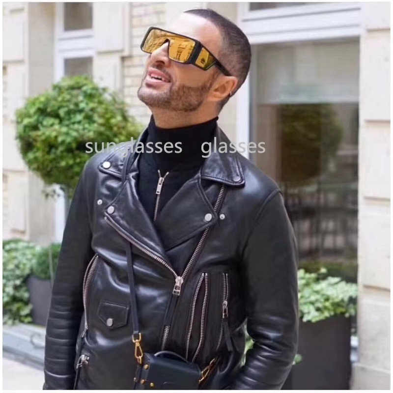 Samjune Sonnenbrille, Herren, Vollrand, Square, Schwarz, Kunststoff - Bild 4