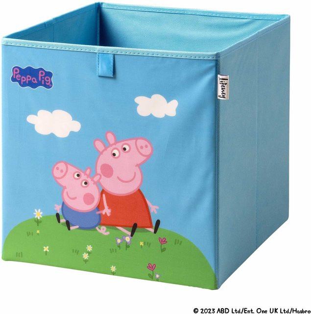 Lifeney Aufbewahrungsbox Peppa Pig Peppa & George, Blau, B/T/H: 33 x 33 x 33 cm - Bild 1