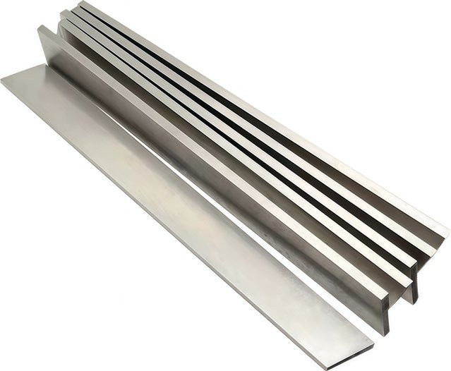 10 Stück HSS Stahlplatten in Silber, 300 mm lange Stahlstreifen für die Holzbearbeitung und als Hobelklingen oder Maschinenklingen für DIY-Projekte - Bild 1