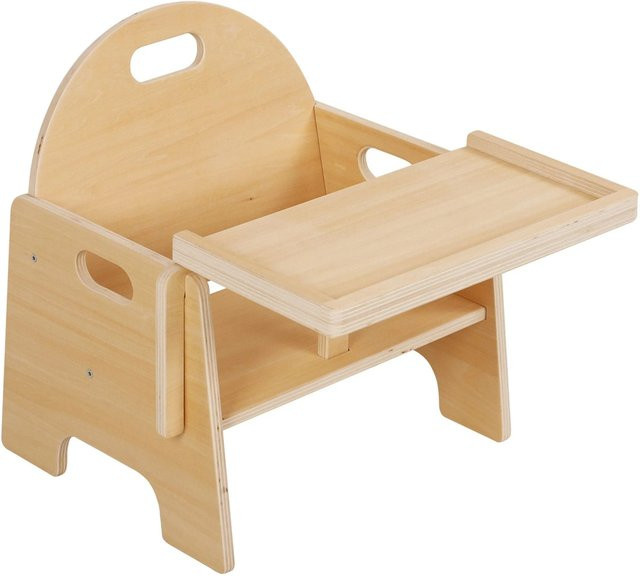 Relaxdays Kinderstuhl aus Holzwerkstoff mit Tisch in Beige, B/T/H: 32 x 33 x 29 cm - Bild 1