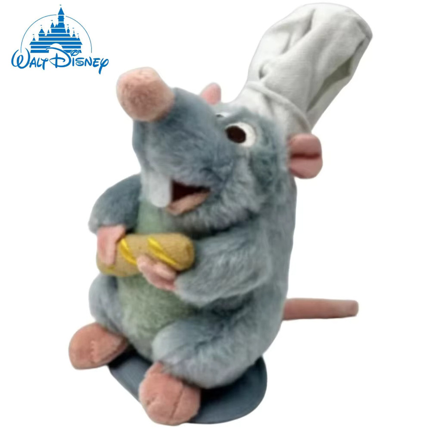 Bandai Disney Remy Maus-Cartoon-Kochfigur, Magnetisches Schulter-Plüschtier - Bild 2
