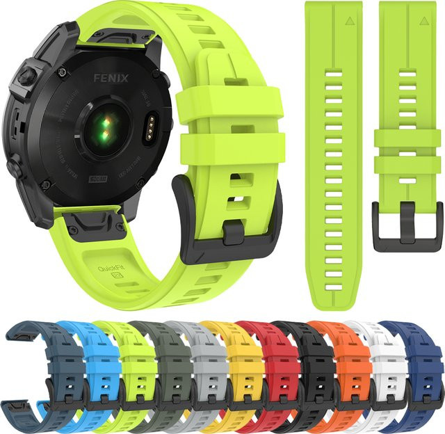 Garmin Uhrenarmband Silikon, Schnellverschluss, Unisex - Bild 1