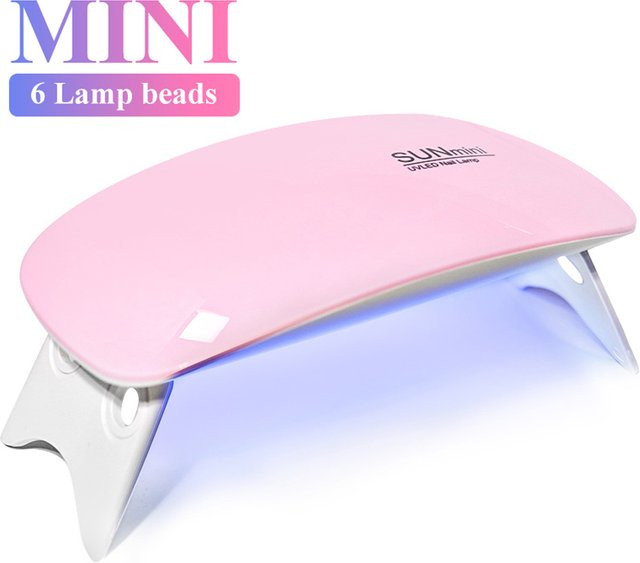 Limegirl Nageltrocknerlampe, 6 LED UV, Weiss, Unisex - Bild 1