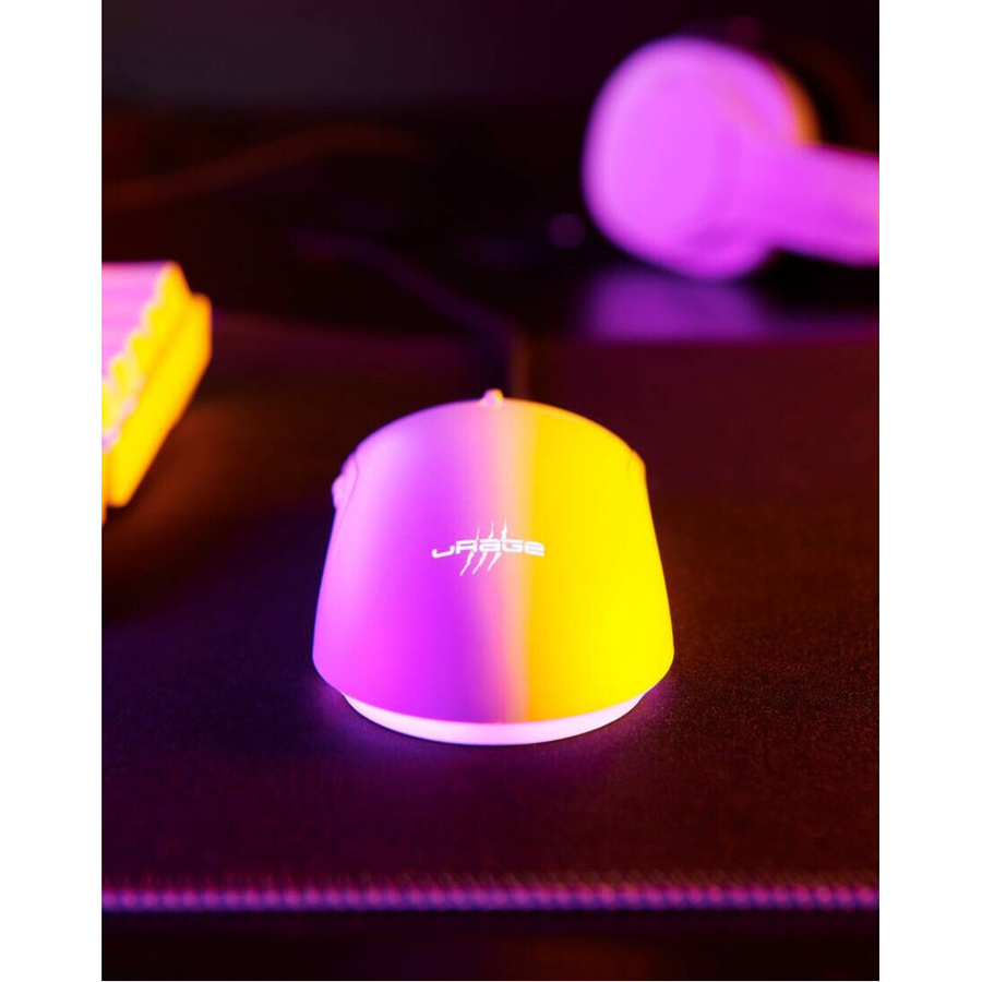 uRage Gaming-Maus Reaper 250 Weiß mit 6200 DPI und USB-A Anschluss - Bild 2