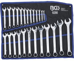 BGS Maul-Ringschlüssel-Satz 25-teilig in Silber, Schlüsselweite 6 - 32 mm - Bild 1