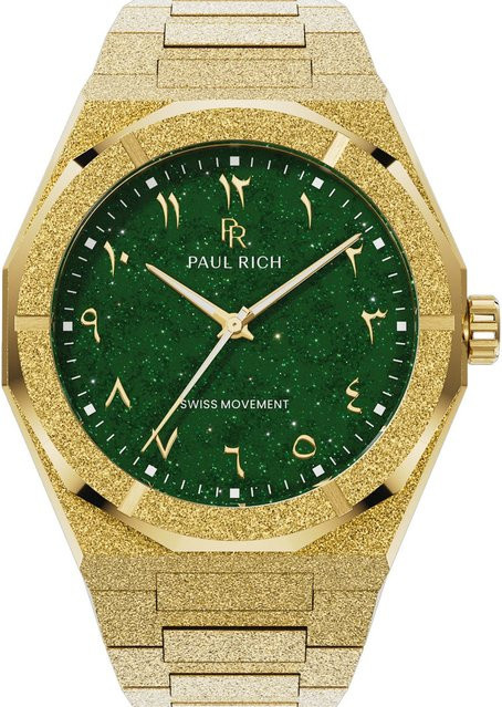 Paul Rich Herrenuhr, Quarz, Edelstahl, Grün, 43 mm, 5 ATM - Bild 1