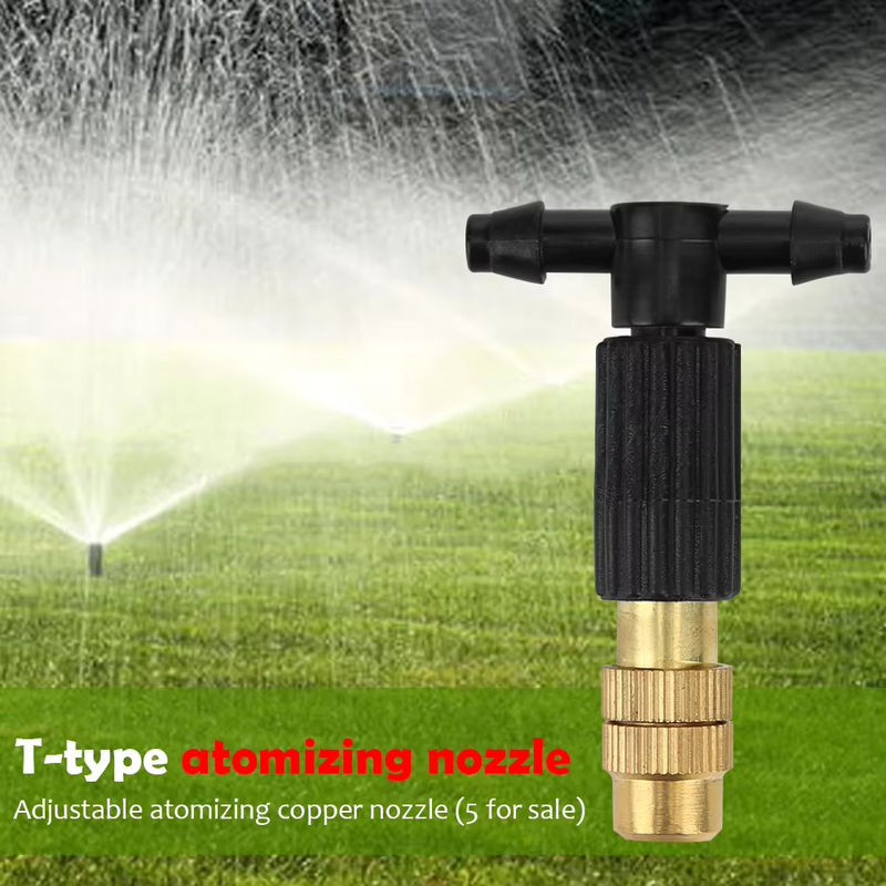 APWIKOGER Einstellbarer Kupfer Wassersprinkler Kopf für Gartenbewässerungssysteme - Bild 5
