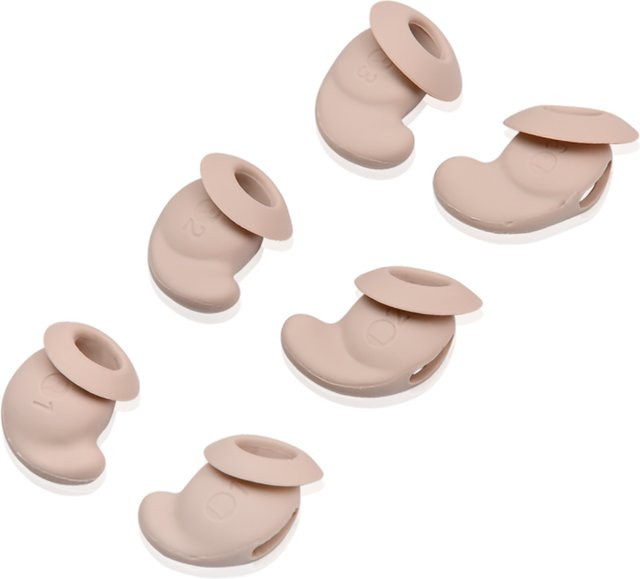 6 Stück Silikon-Ohrstöpsel für Anker Soundcore Sleep A20 True Wireless Ohrhörer in Beige, Anti-Rutsch Ohrhaken-Kopfhörerstöpsel - Bild 1