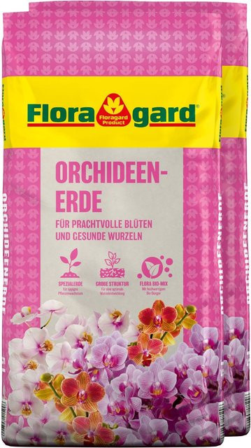 Floragard Orchideenerde Spezialsubstrat grob, 2 x 5 l - Bild 1