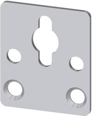 Siemens Schrankbefestigungslasche 8GK9910-0KK36 in Silber, 5 Stück - Bild 1