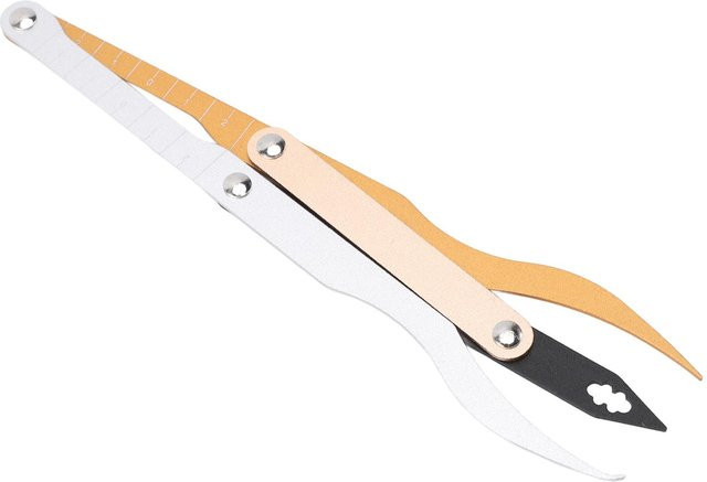 Koogeelife Augenbrauen Balance Lineal, Edelstahl, White, Unisex - Bild 1