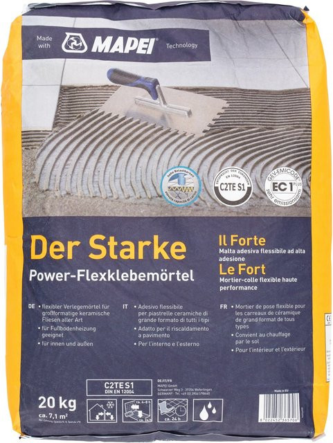 Mapei Flexmörtel C2TE S1 in Grau, 20 kg - Bild 1
