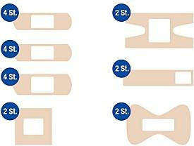 First Aid Only Pflastersortiment in wiederverschließbarer Box, 22-teilig, beige und transparent - Bild 1